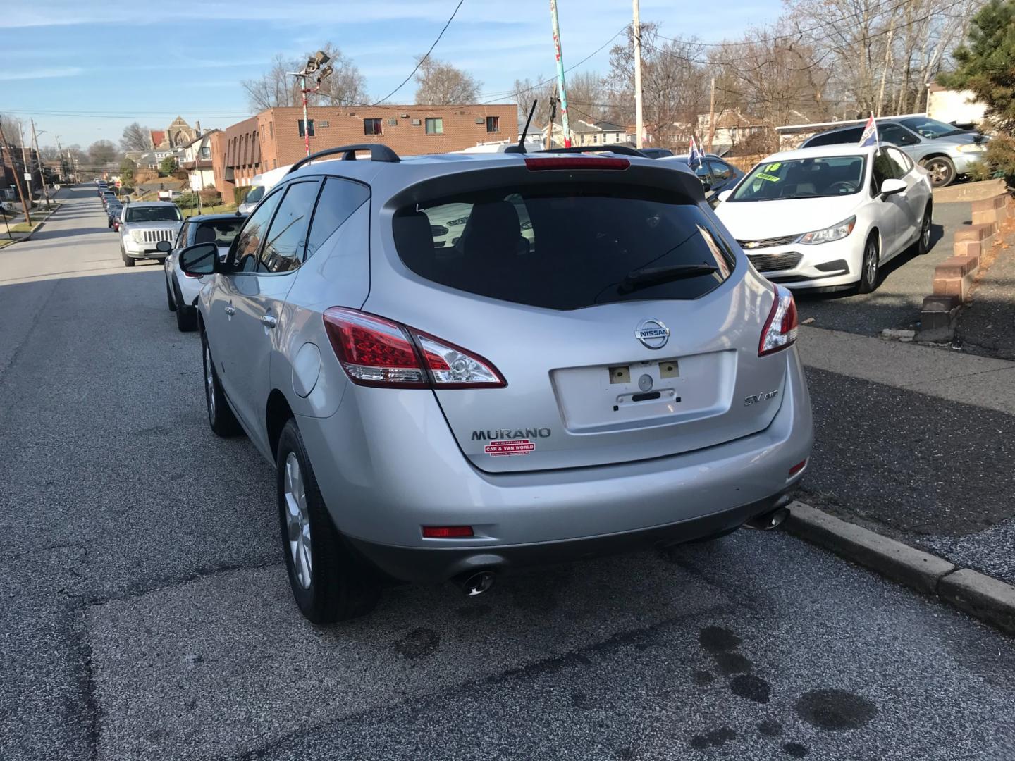 2012 Silver /Gray Nissan Murano SV (JN8AZ1MW9CW) with an 3.5 V6 engine, Automatic transmission, located at 577 Chester Pike, Prospect Park, PA, 19076, (610) 237-1015, 39.886154, -75.302338 - Photo#5